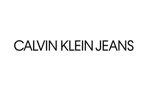 calvin klein logo white